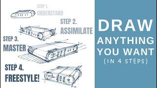 4 Steps to Master Drawing (by Learning Better How to Learn)
