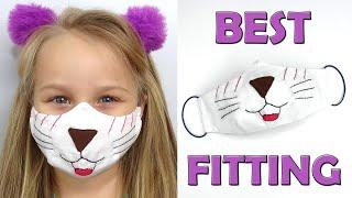 Kids face mask | DIY face mask all sizes | Best fitting mask