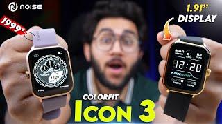 Budget Premium BT Calling Smartwatch | Noise Colorfit Icon 3