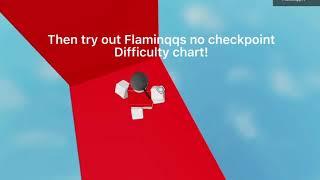 Flaminqqs no checkpoint difficulty chart obby! (Game Release)