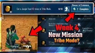 Eat a Jungle Food 10 Times Missions in pubg mobile | Tribe Mode Mission Explain