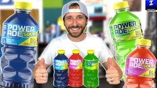 Powerade Sour Review | All 3 Flavors (Blue Razz, Watermelon Lime & Green Apple)