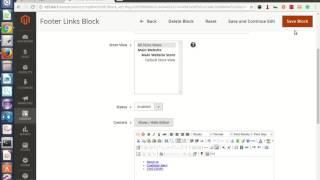 Magento2 how to ADD LINK TO STATIC BLOCK admin tutorial by webappmate