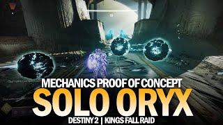 Solo Oryx in Destiny 2 - Mechanics Proof of Concept (Damage Is Way Off Though)