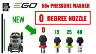 0 Degree Nozzle EGO 56v Pressure Washer EGO Pressure Washer