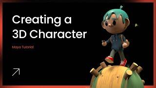 Maya 3D Character Modeling Tutorial - Let's Model a Basic Character - Maya Tutorial (Speed Art)