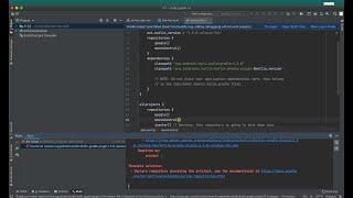 Declare repository providing the artifact.. (SOLVED) android studio