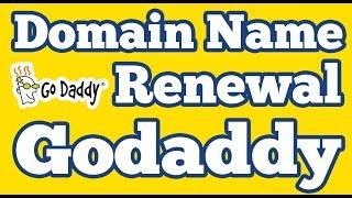 Renew Domain On Godaddy || Domain Name Renewal on Godaddy.com