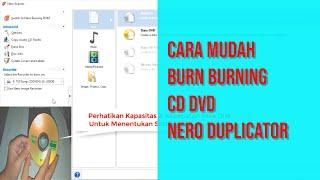 Cara Burn CD Nero Express