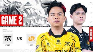 FNATIC ONIC vs RRQ HOSHI | Regular Season Week 6 Day 2 | Game 2 | #MPLIDS14