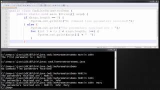Java Tutorial - Command Line Arguments