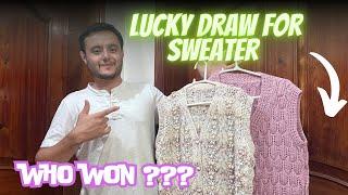 Mustafa Haider Judge ban gaya ‍️ | My mom’s special sweater ‍️ | Lucky Draw winner 