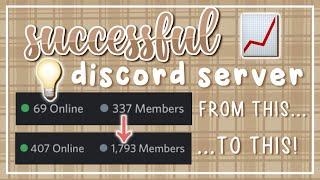 tips to grow a successful discord server | lenility 