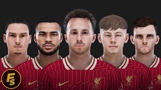 Liverpool Facepack 2024 Vol. 1 - PES 2021 & FL25