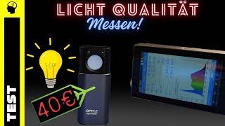 Lichtqualität (CRI) günstig messen: OPPLE Lightmaster im Test | Teardown