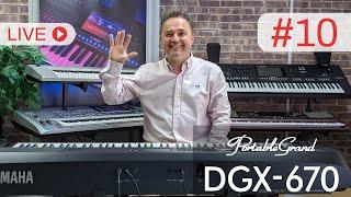 Casual Keyboards LIVE (#10) - Yamaha DGX670 first impressions and playing with David Cooper