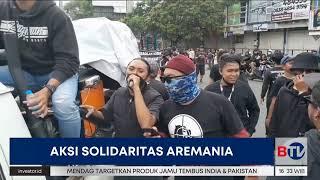 Aremania Demo Tuntaskan Kasus Kanjuruhan