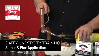 Solder and Flux Application