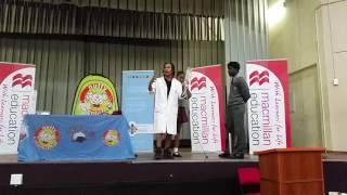 Nutty Scientist at Pace Secondary in Soweto. Sponsored by Macmillan Education.