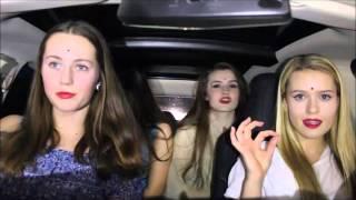 Four girls singing in a car || Mime Through Time || Amalie, Maria, Camilla og Matilde