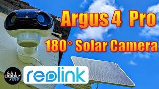 Reolink Argus 4 Pro Camera - Dual Lens Solar w/ Color Night Vision