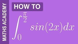 How to Integrate sin2x between 0 and pi/2