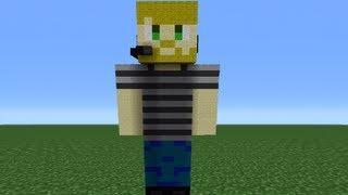 Minecraft 360: How To Make A Pewdiepie Statue