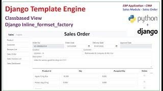 Easy Accounting | Rashanwala | ERP Application | Sales Order | CRM | Django Template | Python Django