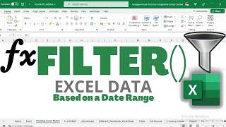 ️Filter Excel Data Based on Date Range[THE BETTER WAY] using SUMIFS