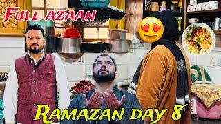 Aashu Bhai Ki Full Azaan  || Ramazan Day 8 || Family Vlog