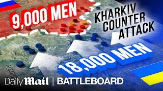 How Ukraine Liberated 5,000 Square Miles of Kharkiv in One Month | Battle Board | Daily Mail