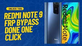 Redmi note 9 mi account frp done one click unlock tool