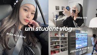 Uni Student Vlog Going on a date, exploring the city, Japanese convenience store, making sushi!