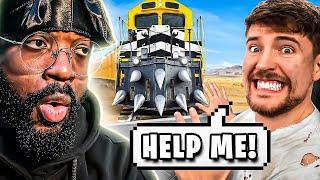 Mr Beast's INSANE Lamborghini vs. Train CHALLENGE