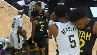 Malik Beasley takes out Collin Sexton for taunting Giannis while he was down