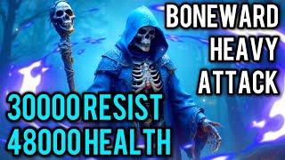 ESO Heavy Pressure! BoneWard PVP Build Heavy Attcack One Bar PVE UPDATE 41