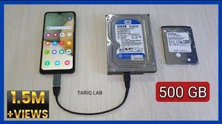 How To Connect Hard Disk To Mobile Phone