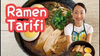 Evde Ramen nasıl yapılır?  (Tavuklu Ramen tarifi) 海外でラーメンの作り方