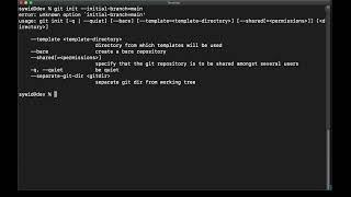 brew install git | unknown option 'initial-branch=name' | macOS