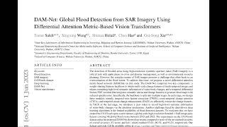 DAM-Net: Global Flood Detection from SAR Imagery Using Differential Attention Metric-Bas