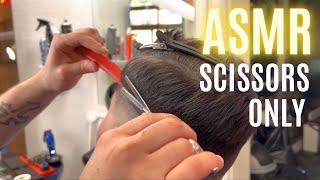 ASMR BARBER - Mens SCISSOR Haircut | No Talking!