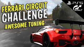 FERRARI CIRCUIT CHALLENGE - EASY WIN WITH THESE TUNING - 700PP #gt7gameplay #gt7 #4k #ps5gameplay