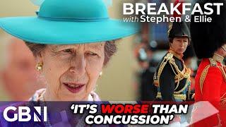 'It's WORSE than concussion': Princess Anne to REMAIN in hospital in latest blow to royals