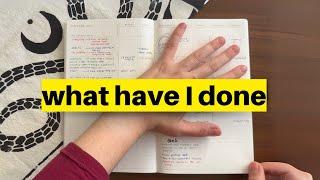 How I Ruined my New Planner (And How I Plan to Save it)