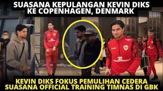 FOKUS PEMULIHAN CEDERA, KEVIN DIKS LANGSUNG PULANG KE DENMARK. BEGINI SUASANA KEPULANGAN KEVIN DIKS