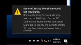 Windows remote desktop license with unlimited trial period.