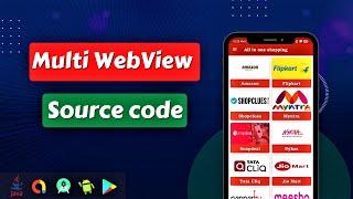 Multi WebView app Android Studio Source Code