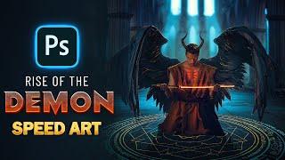 Rise of the DEMON - Photo Manipulation Speed Art | Photoshop Tutorial