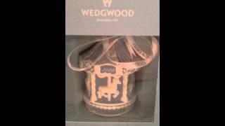 2012 Wedgwood Baby's First XMAS Baby Boy Blue Christmas Ornament