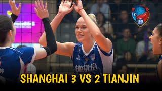 Arina fedorovtseva | Shanghai vs. Tianjin bohai bank | China volleyball League 2024